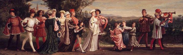 Wedding Procession, Elihu Vedder